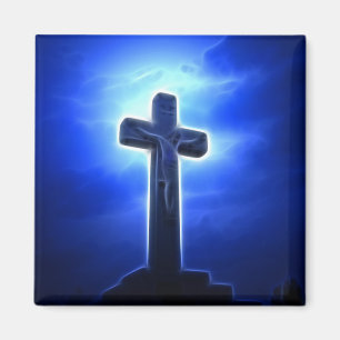 Dramatisk Jesus Crucifixion Magnet