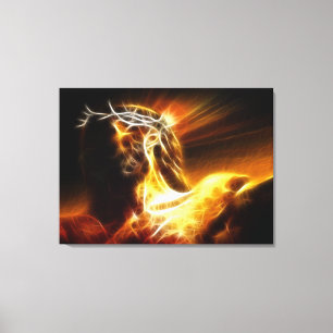 Dramatisk Jesus Crucifixion nr 2 Canvastryck