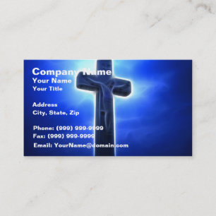 Dramatisk Jesus Crucifixion Visitkort