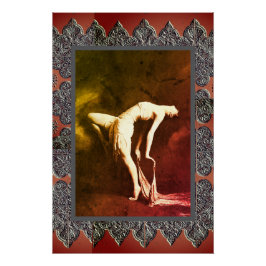 Dramatisk konst Poster med Vintage Dancer Perfect Poster