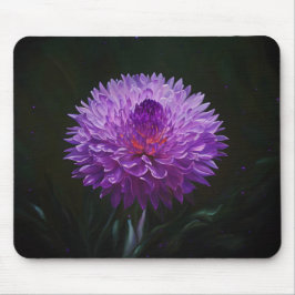 Dramatisk Lila Flower Art Mouse Pad Musmatta
