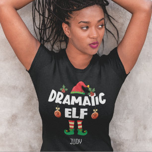 Dramatisk matchningsutrustning för julfamiljen i n t shirt