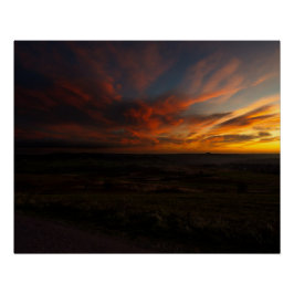 Dramatisk soluppgång perfect poster