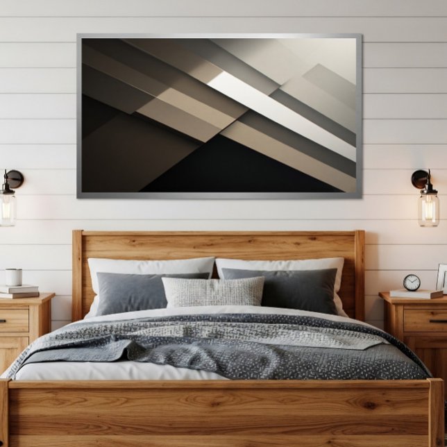 Dramatisk svart-vit arkitektur poster (Skapare uppladdad)