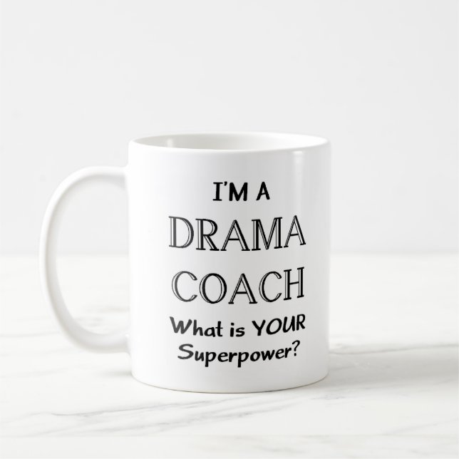 dramatisk tränare kaffemugg (Vänster)