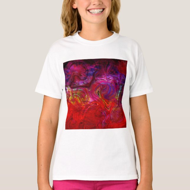 Dramatisk utsträckning t shirt (Framsida)