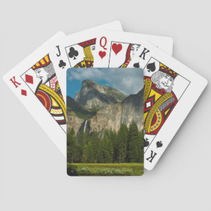 Dramatisk vy över Yosemite Valley från Gates Kortlek