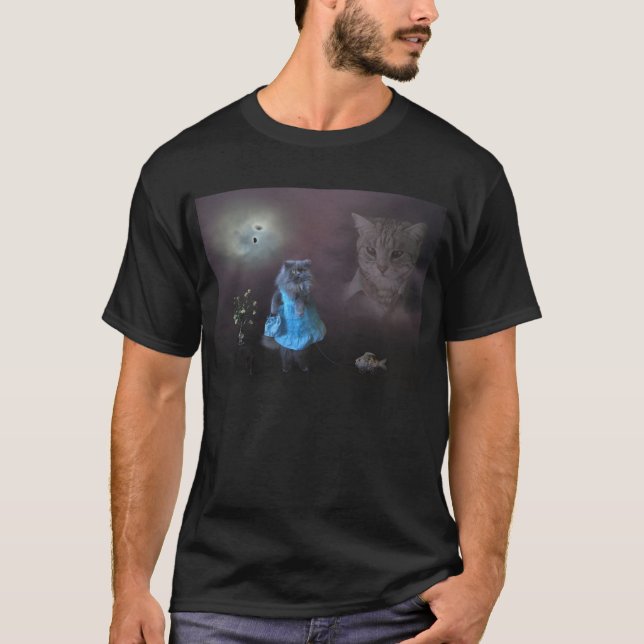 Dramatiska katter t-shirt (Framsida)