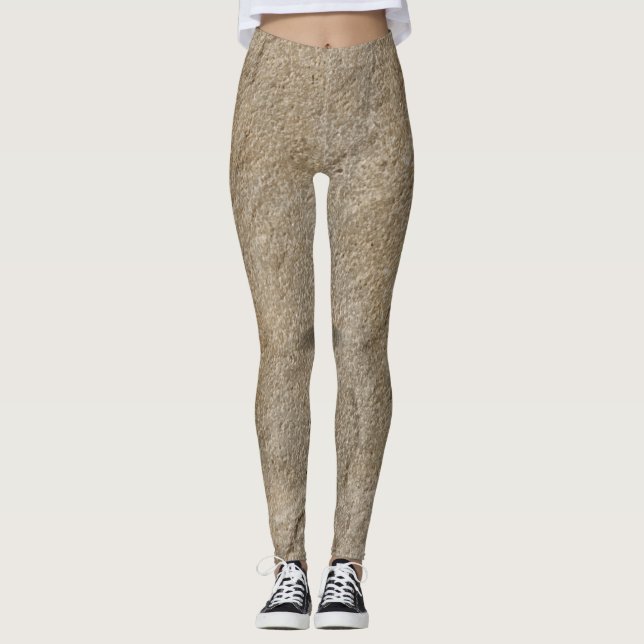 Dramatiska vattenfärgslagar för Påstående Stil Leggings (Framsida)