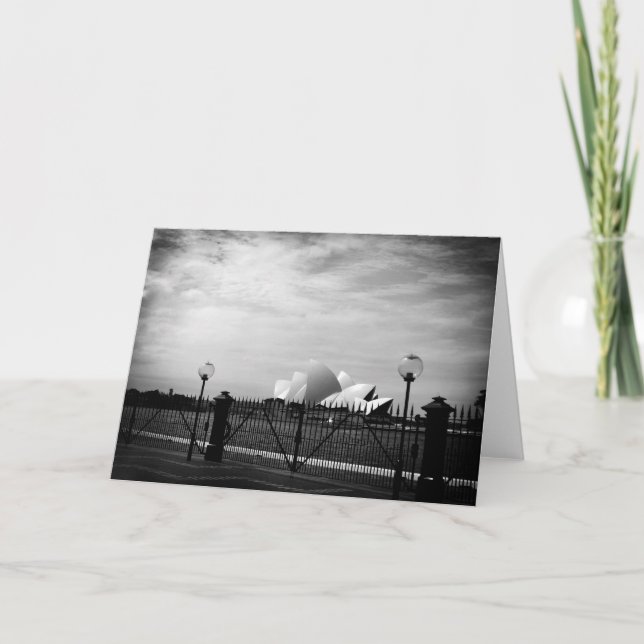 Dramatiskt operahus kort (Framsida)