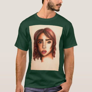 Dramatiskt Rödhårig Girl T Shirt