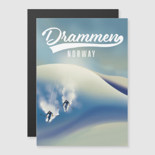 Drammen Norge ski poster