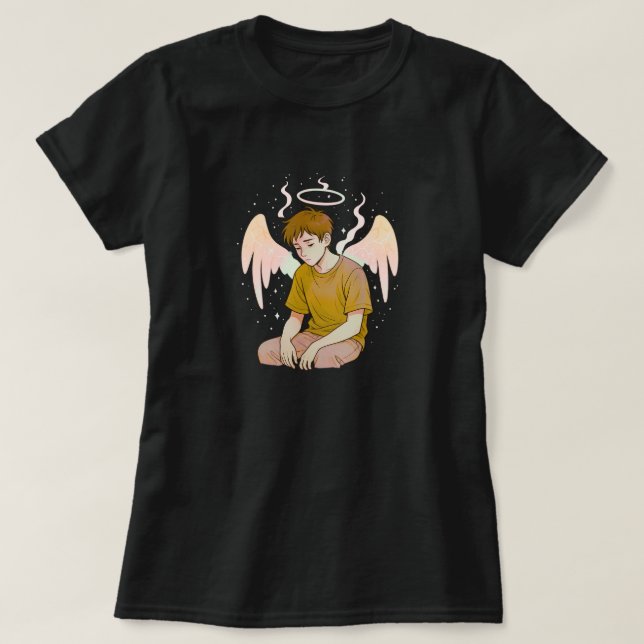 Dränerad själ • Andlig utmattningsaura T Shirt (Design framsida)