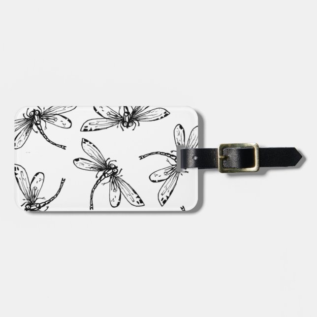 Drangonflies Bagagebricka (Horisontell Framsida)