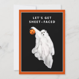 Drank Funny Vuxen Halloween Ghost Party Inbjudningar