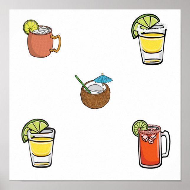 Dränksamling Poster (Framsidan)