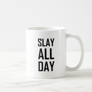 Dräpa all dag kaffemugg