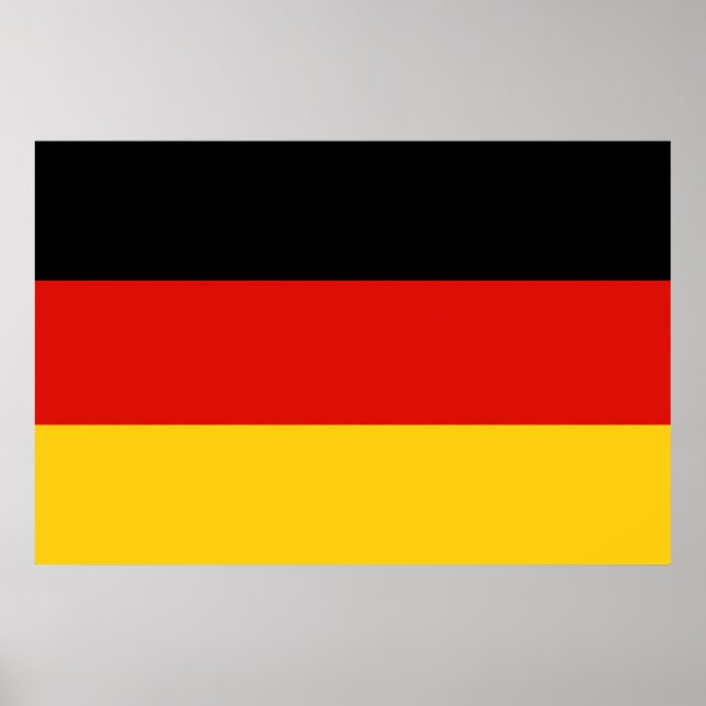 Drapeau Allemagne tricolore Poster (Framsidan)