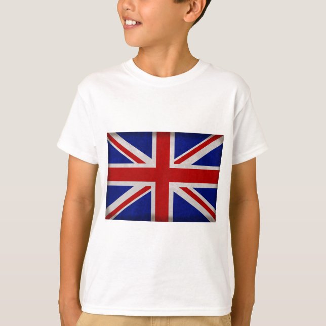 Drapeau Anglais d'Angleterre texturé Tee (Framsida)