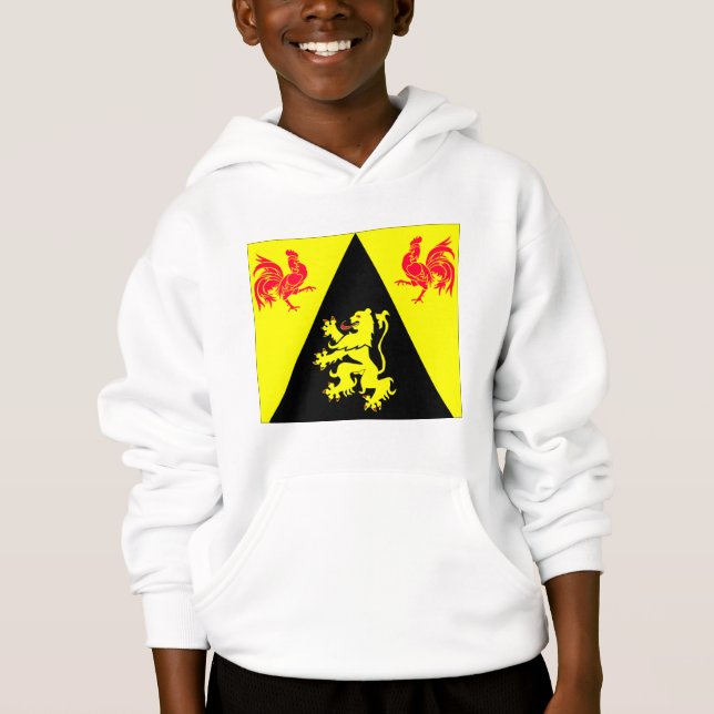 Drapeau ÄR Brabant Wallon, Belgien Tee Shirt (Framsida)