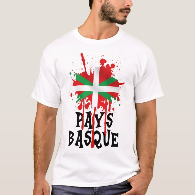 Drapeau basque t shirt (Framsida)