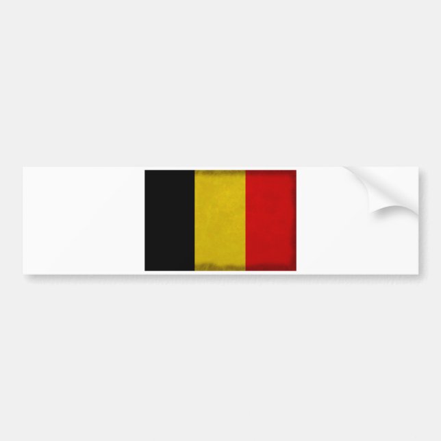 Drapeau Belgique Belge Bildekal (Framsidan)