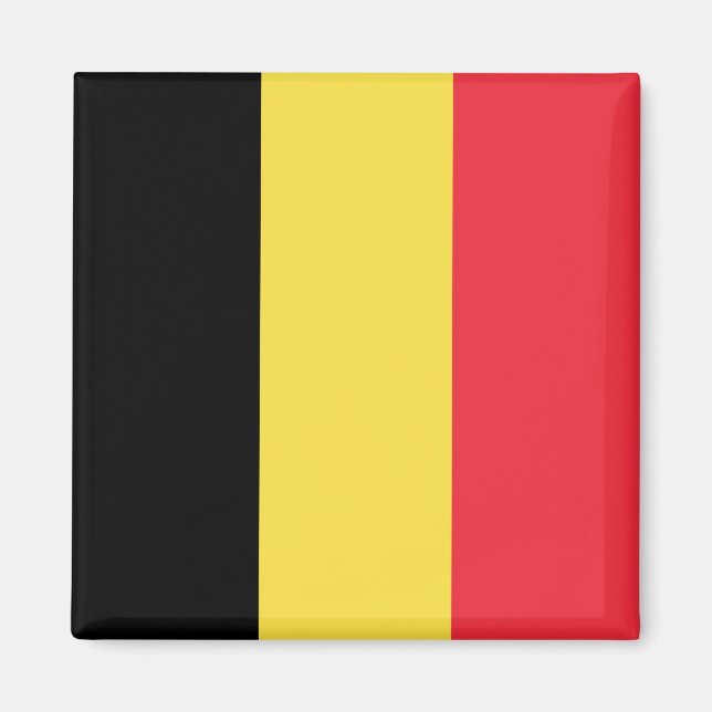 Drapeau Belgique Tricolore Magnet (Framsidan)