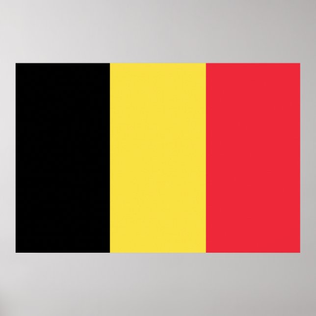 Drapeau Belgique Tricolore Poster (Framsidan)