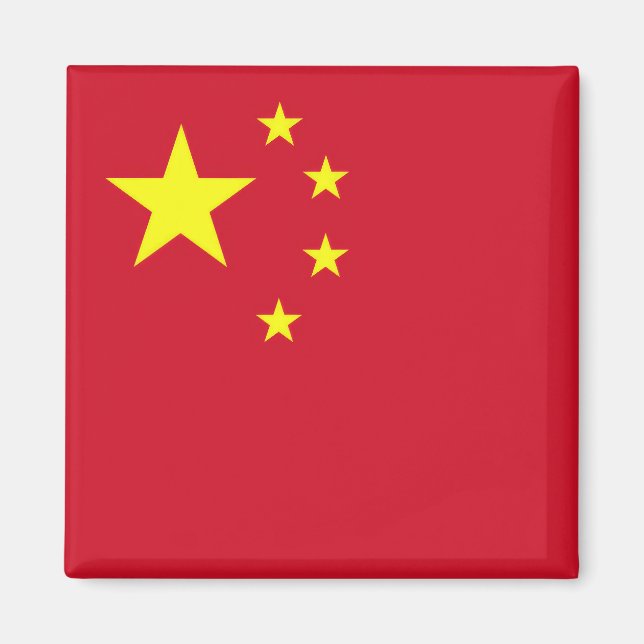 Drapeau Chine Magnet (Framsidan)