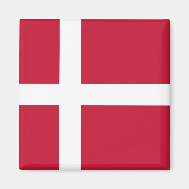 Drapeau Danemark  Magnet (Framsidan)