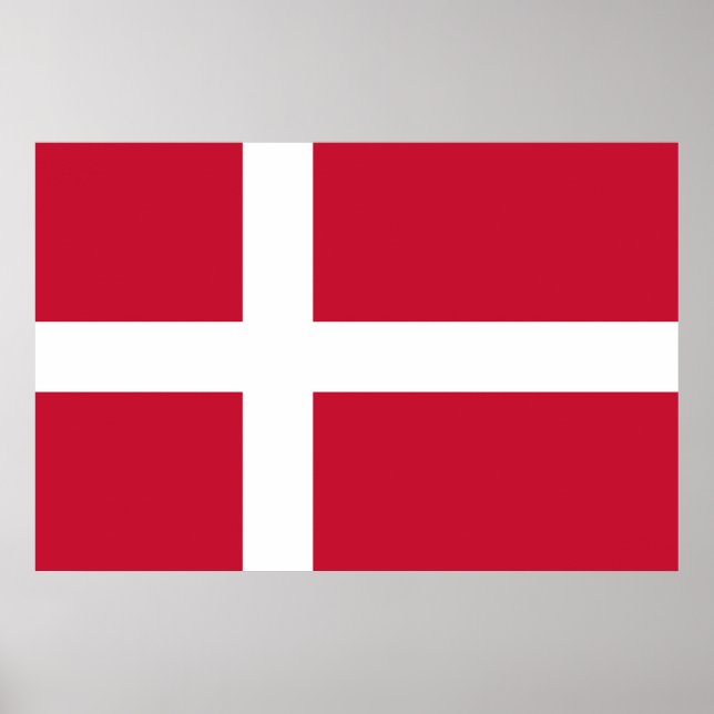 Drapeau Danemark Poster (Framsidan)