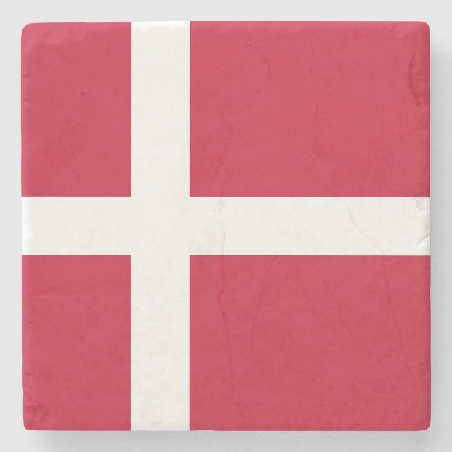 Drapeau Danemark  Stenunderlägg (Framsidan)