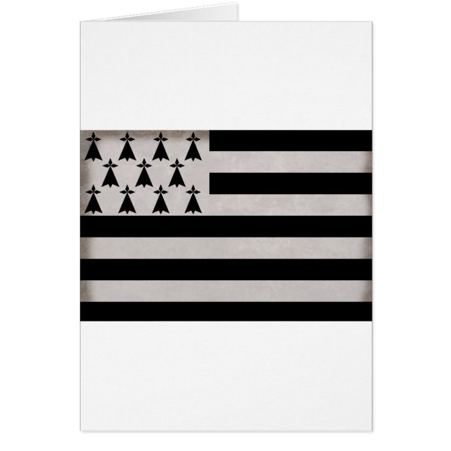 Drapeau de la Bretagne Hälsningskort (Framsidan)