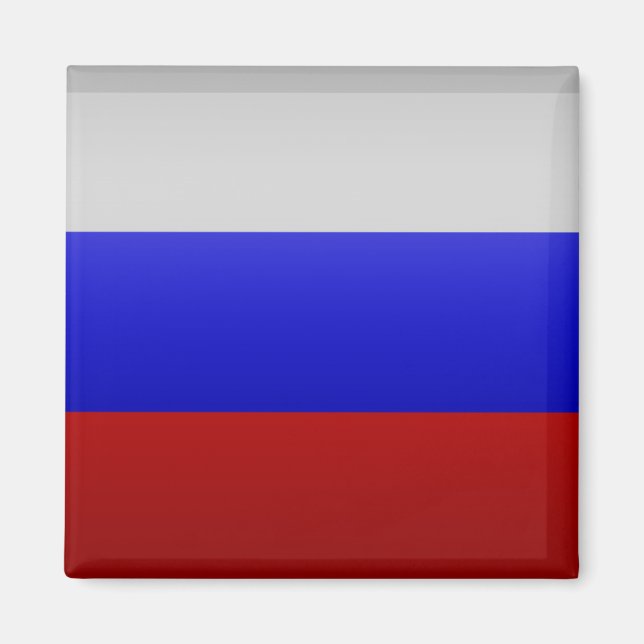 Drapeau de la Fédération de Russie Magnet (Framsidan)