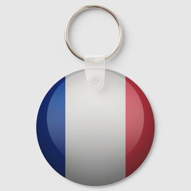 Drapeau de la Frankrike Nyckelring (Framsida)