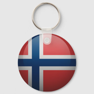 Drapeau de la Norvège Nyckelring