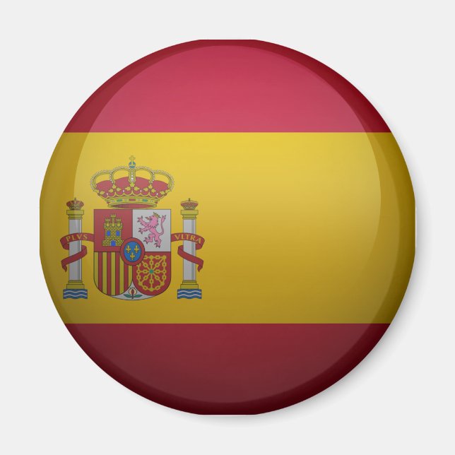 Drapeau de l'Espagne. Magnet (Framsidan)