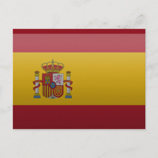 Drapeau de l'Espagne. Vykort