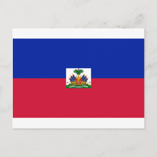 Drapeau d'Haïti - flagga av Haiti Vykort