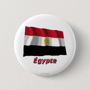 Drapeau Égypte avec le nom en français Knapp