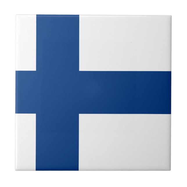 Drapeau Finlande Kakelplatta (Framsidan)