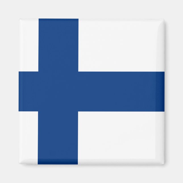 Drapeau Finlande Magnet (Framsidan)