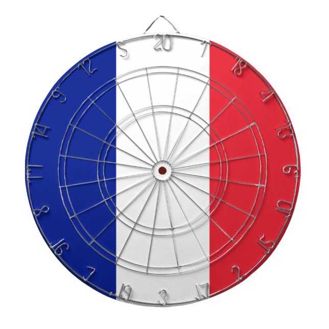 Drapeau France Tricolore Darttavla (Framsidan)