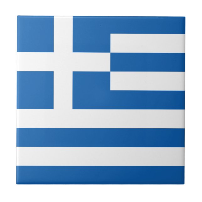 Drapeau Grèce Kakelplatta (Framsidan)