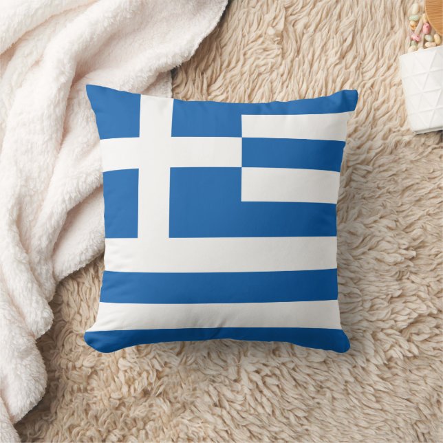 Drapeau Grèce Kudde (Filt)