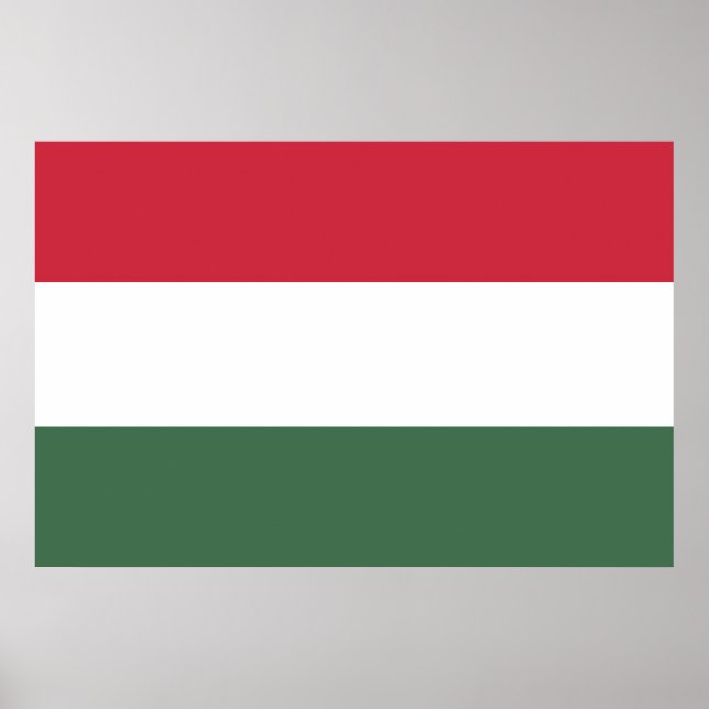 Drapeau Hongrie tricolore Poster (Framsidan)