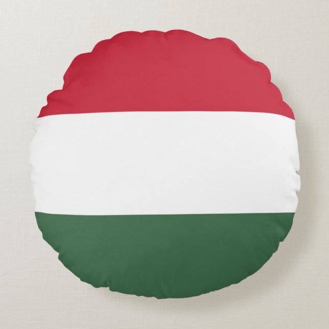 Drapeau Hongrie tricolore Rund Kudde (Framsidan)