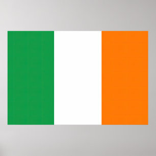 Drapeau Irlande Tricolore Poster