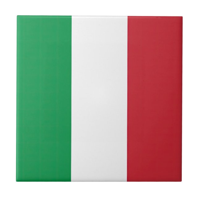 Drapeau Italie Tricolore Kakelplatta (Framsidan)