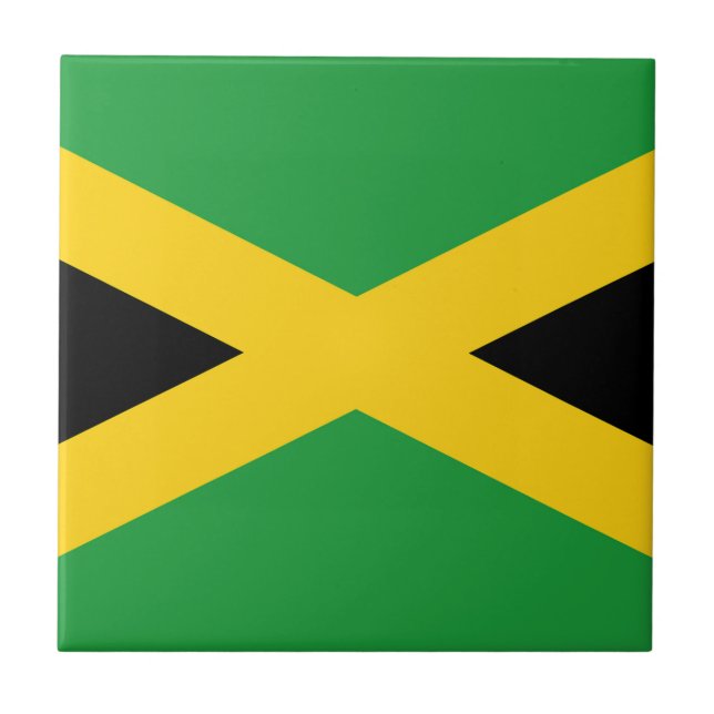 Drapeau Jamaïque  Kakelplatta (Framsidan)